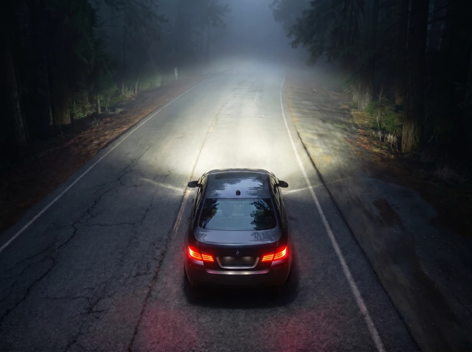 Автомобиль после работ с оптикой